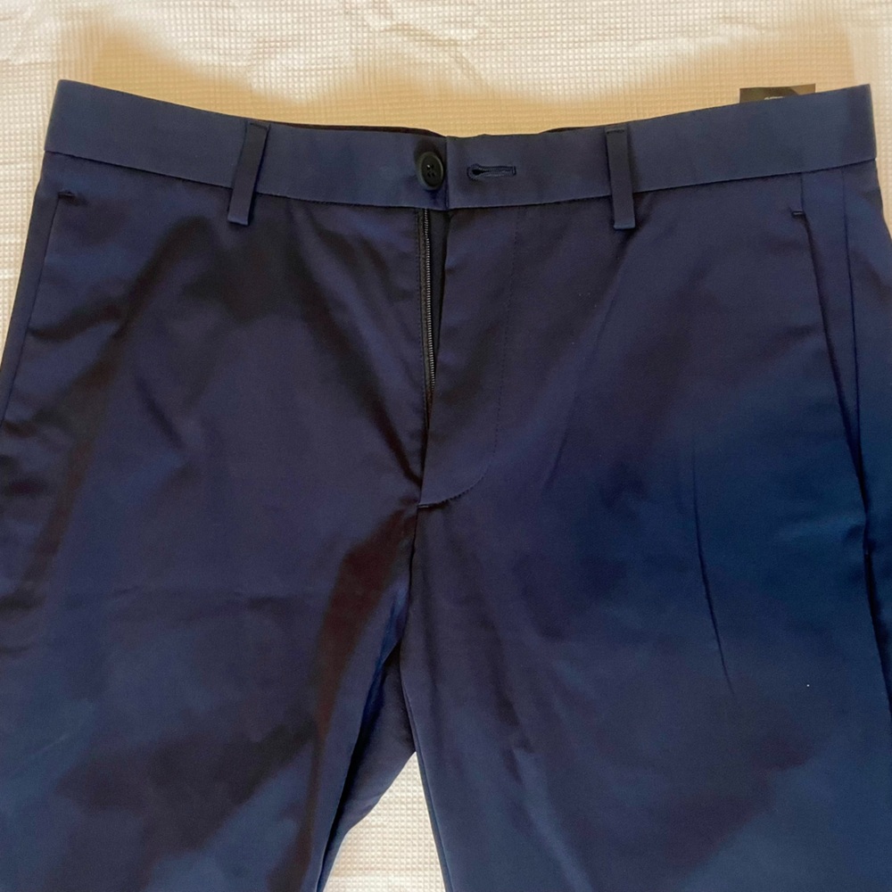 Theory Treeca pant in precision ponte size 28, navy